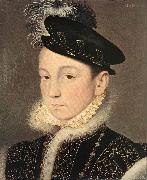 Francois Clouet Portrait of King Charles IX of France oil on canvas